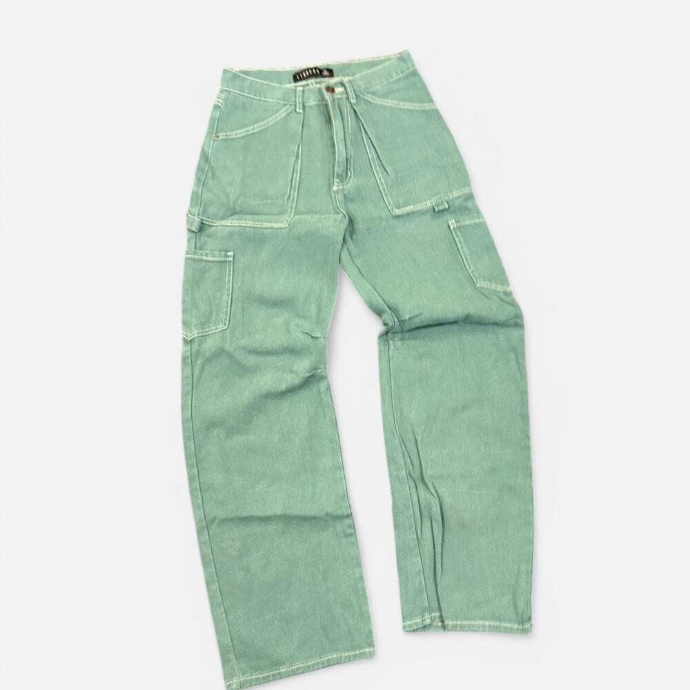 Lioness light green cargo jeans
